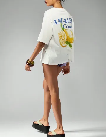 Tricou Oversize Missguided, alb