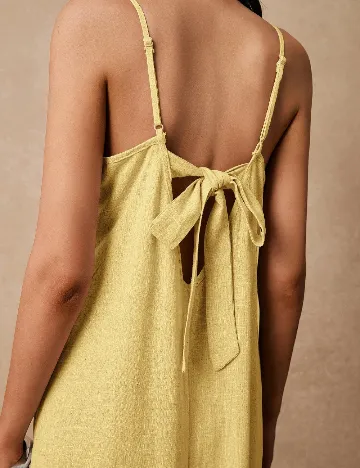 Rochie lunga Poeselle, galben