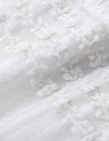 Rochie medie Dazy, alb