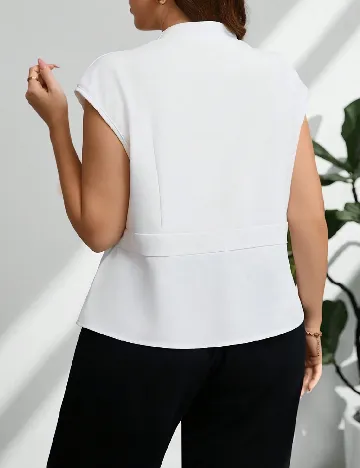 Bluza SHEIN CURVE, alb