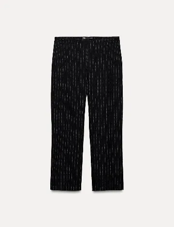 Pantaloni trei sferturi Zara, bleumarin inchis