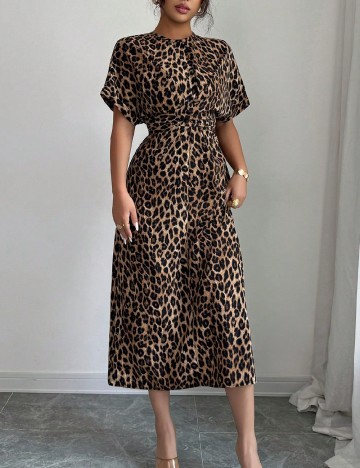 Rochie lunga SHEIN, animal print