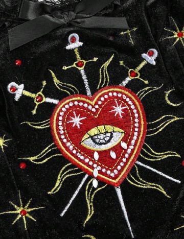 Rochie scurta Romwe Plus Size, negru