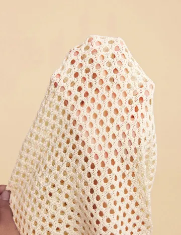 Pantaloni de plaja SHEIN, crem