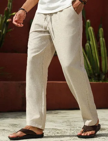 Pantaloni SHEIN, crem