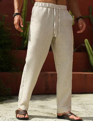 Pantaloni SHEIN, crem