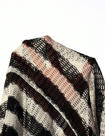 Camasa SHEIN, negru/alb