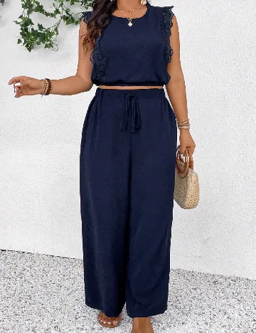 Compleu SHEIN CURVE, bleumarin