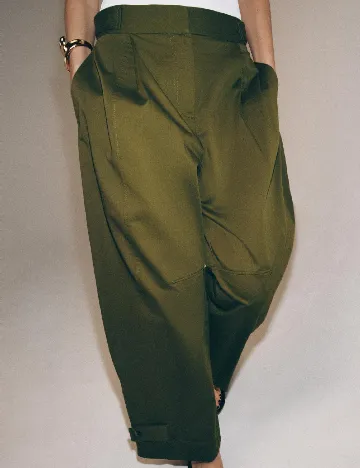 Pantaloni Zara, verde