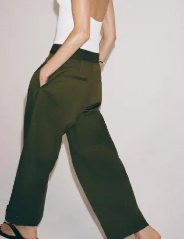 Pantaloni Zara, verde