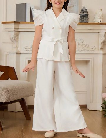 Compleu Shein Kids, alb