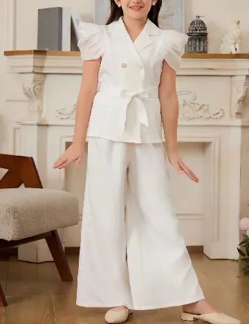 Compleu Shein Kids, alb