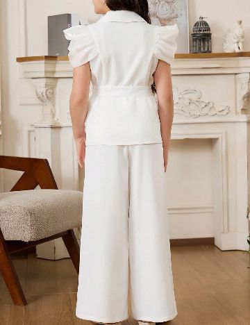 Compleu Shein Kids, alb