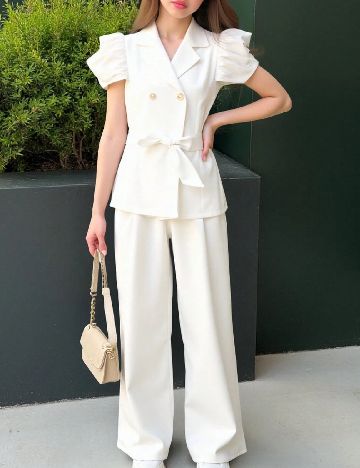 Compleu Shein Kids, alb