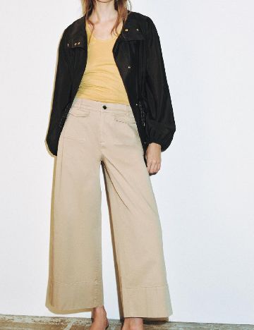 Pantaloni Zara, maro deschis