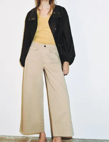 Pantaloni Zara, maro deschis