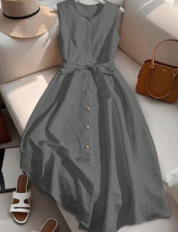 Rochie scurta SHEIN, gri