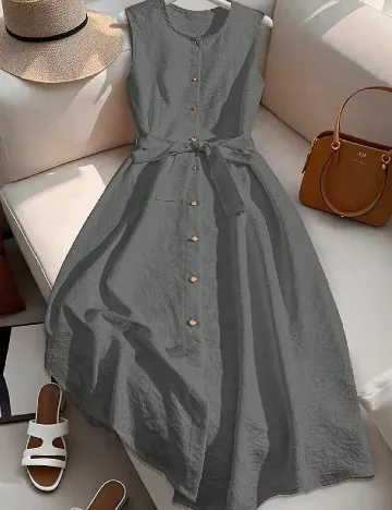 Rochie scurta SHEIN, gri