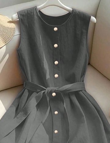 Rochie scurta SHEIN, gri