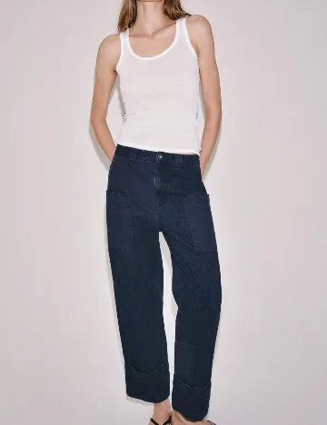 Blugi Zara, albastru