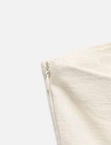 Rochie scurta Zara, ecru