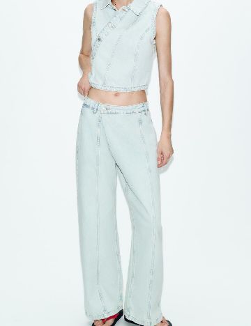 Blugi Zara, albastru