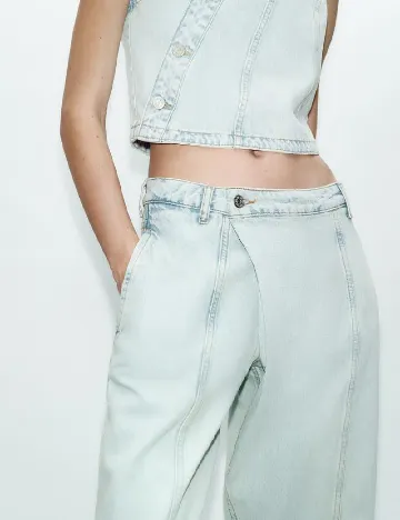 Blugi Zara, albastru