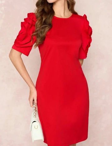 Rochie scurta SHEIN, rosu
