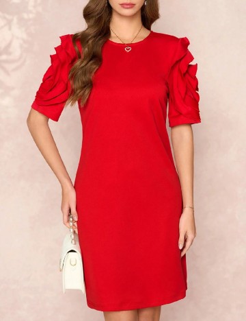 Rochie scurta SHEIN, rosu