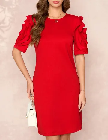 Rochie scurta SHEIN, rosu