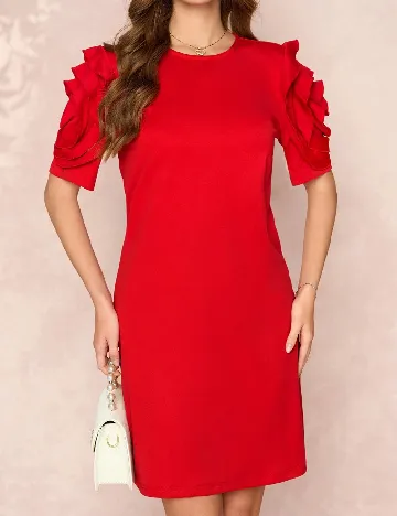 Rochie scurta SHEIN, rosu