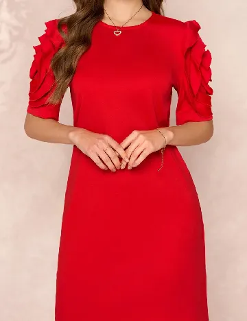 Rochie scurta SHEIN, rosu