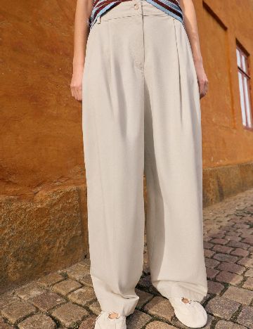 Pantaloni Zara, bej