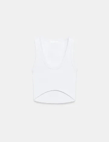 Top Zara, alb