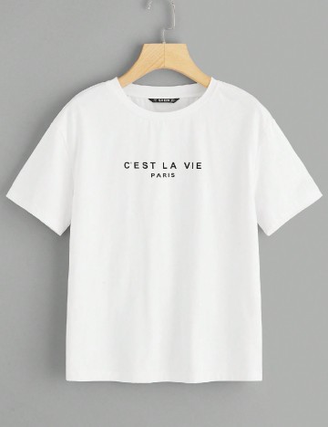 Tricou SHEIN, alb