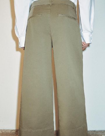 Pantaloni Zara, verde