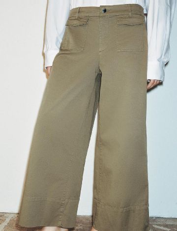 Pantaloni Zara, verde