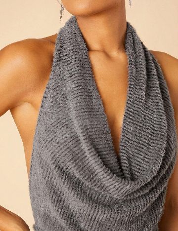 Rochie scurta SHEIN, gri