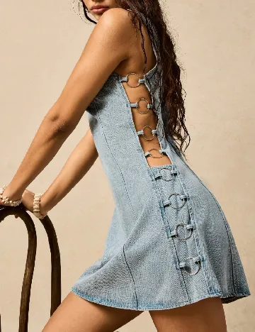 Rochie scurta SHEIN, albastru