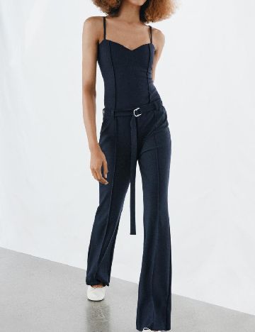 Pantaloni Zara, bleumarin