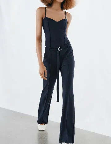 Pantaloni Zara, bleumarin