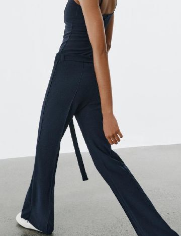 Pantaloni Zara, bleumarin