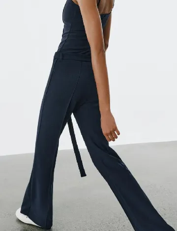 Pantaloni Zara, bleumarin