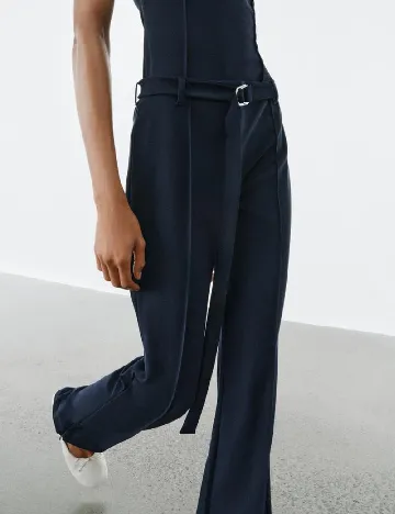 Pantaloni Zara, bleumarin