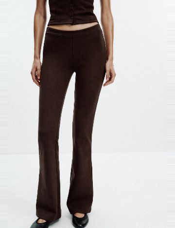 Pantaloni Zara, maro