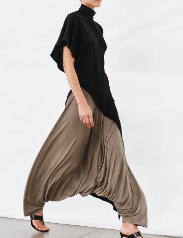 Pantaloni Zara, maro