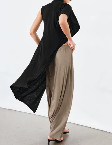 Pantaloni Zara, maro