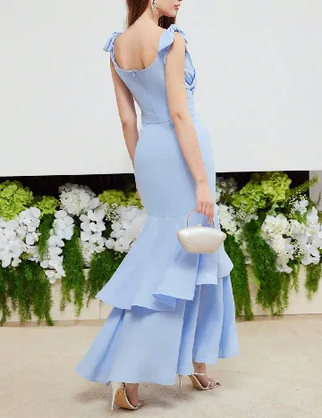 Rochie lunga MOTF, bleu