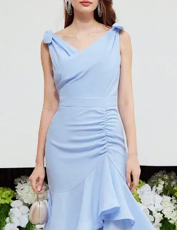 Rochie lunga MOTF, bleu