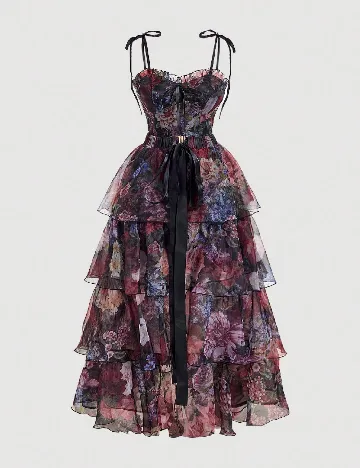 Rochie scurta SHEIN CURVE, floral